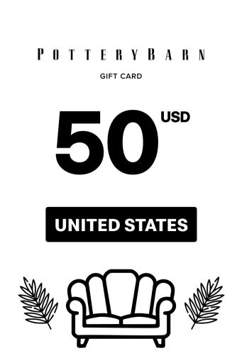 Pottery Barn 50 USD Gift Card (United States) - Digital Key