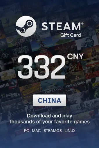 Steam Wallet 332 CNY Gift Card (China) - Digital Key