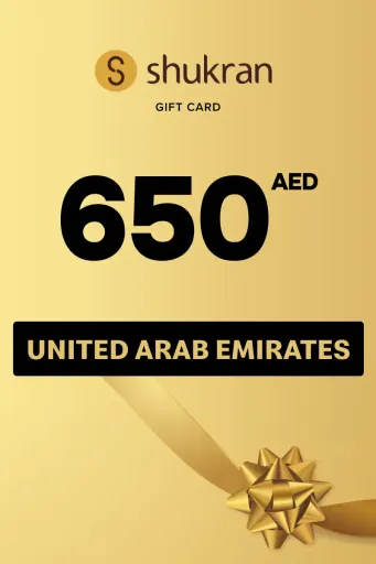 Shukran 650 AED Gift Card (United Arab Emirates) - Digital Key