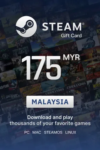 Steam Wallet 175 MYR Gift Card (Malaysia) - Digital Key