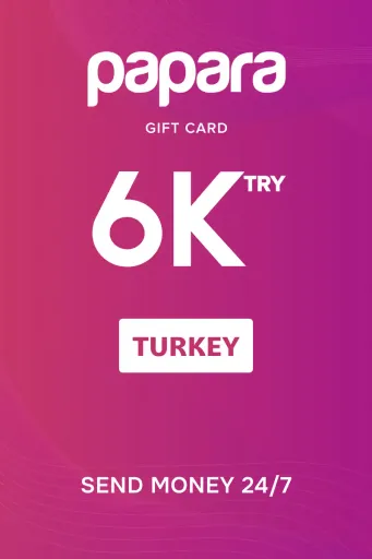 Rewarble Papara Top Up 6000 TRY Gift Card (Turkey) - Rewarble - Digital Key