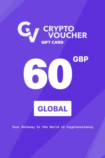 Crypto Voucher 60 GBP Gift Card (Global) - Digital Key