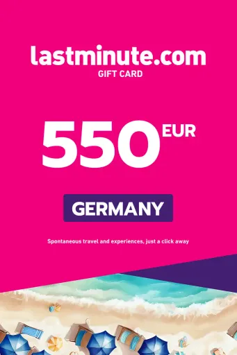 lastminute.com 550 EUR Gift Card (Germany) - Digital Key