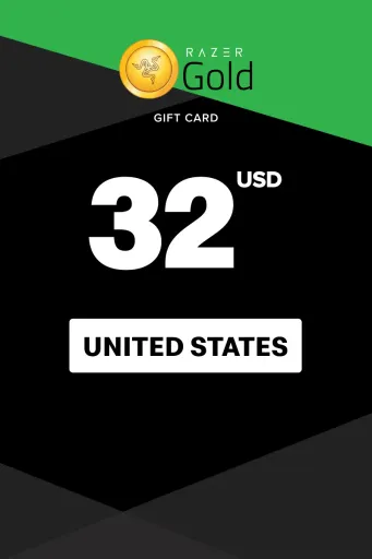 Razer Gold 32 USD Gift Card (United States) - Digital Key