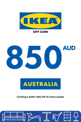 IKEA 850 AUD Gift Card (Australia) - Digital Key