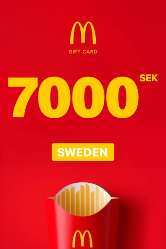 McDonald's 7000 SEK Gift Card (Sweden) - Digital Key