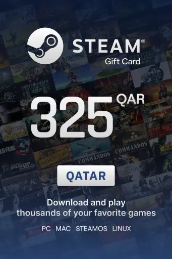 Steam Wallet 325 QAR Gift Card (Qatar) - Digital Key