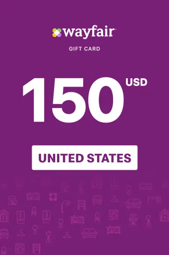 Wayfair 150 USD Gift Card (United States) - Digital Key