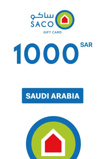 Product Image - SACO 1000 SAR Gift Card (Saudi Arabia) - Digital Key