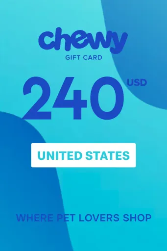 Chewy 240 USD Gift Card (United States) - Digital Key