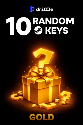 10 Random Steam Games - Gold (Global) (PC) - Steam - Digital Key