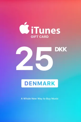 Apple iTunes 25 DKK Gift Card (Denmark) - Digital Key