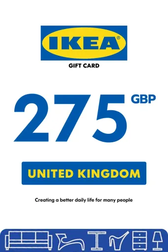 IKEA 275 GBP Gift Card (United Kingdom) - Digital Key