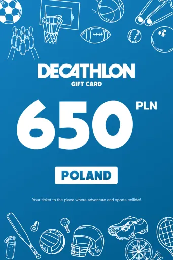 Decathlon 650 PLN Gift Card (Poland) - Digital Key