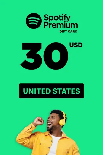 Spotify 30 USD Gift Card (United States) - Digital Key