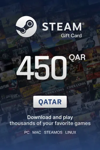 Steam Wallet 450 QAR Gift Card (Qatar) - Digital Key