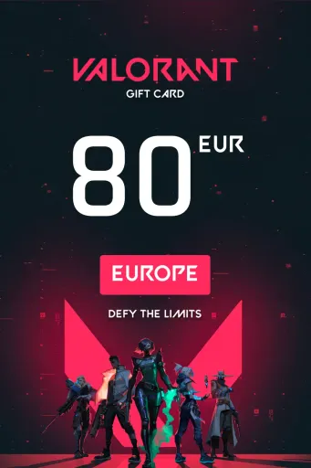 Valorant 80 EUR Gift Card (Europe) - Digital Key