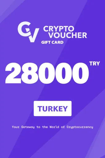 Crypto Voucher 28000 TRY Gift Card (Turkey) - Digital Key