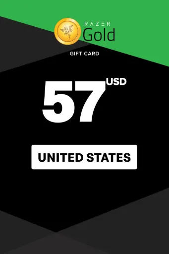 Razer Gold 57 USD Gift Card (United States) - Digital Key