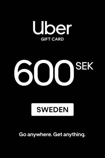 Uber 600 SEK Gift Card (Sweden) - Digital Key
