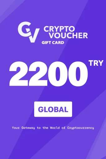 Crypto Voucher 2200 TRY Gift Card (Global) - Digital Key