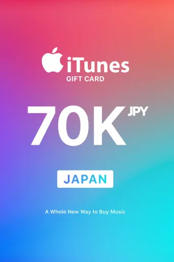 Apple iTunes 70000 JPY Gift Card (Japan) - Digital Key