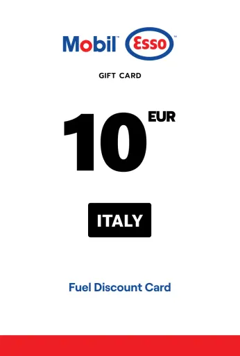 Esso & Mobil Fuel Discount Card 10 EUR Gift Card (Italy) - Digital Key