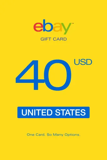 Product Image - eBay 40 USD Gift Card (United States) - Digital Key