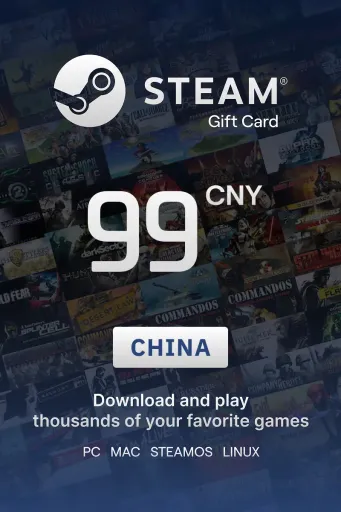 Steam Wallet 99 CNY Gift Card (China) - Digital Key