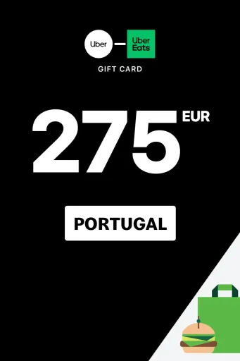 Uber & Uber Eats 275 EUR Gift Card (Portugal) - Digital Key