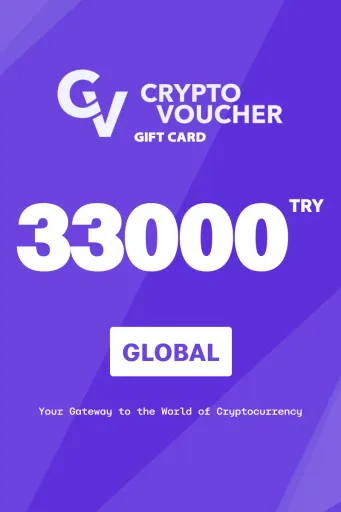 Crypto Voucher 33000 TRY Gift Card (Global) - Digital Key