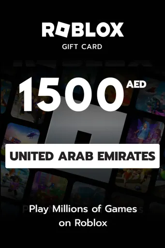 Roblox 1500 AED Gift Card (United Arab Emirates) - Digital Key