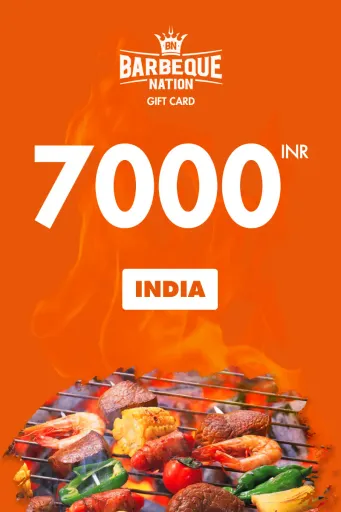Product Image - Barbeque Nation 7000 INR Gift Card (India) - Digital Key