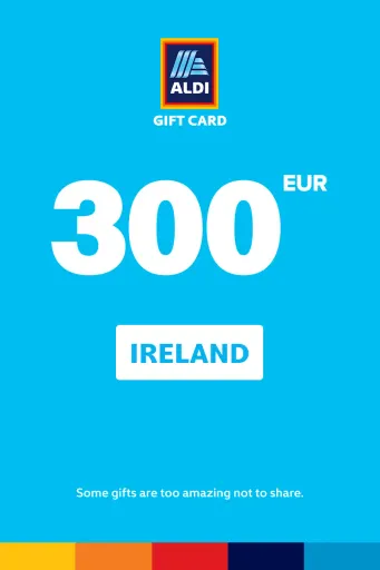 ALDI 300 EUR Gift Card (Ireland) - Digital Key