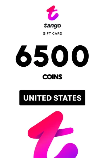 Tango 6500 Coins Gift Card (United States) - Digital Key
