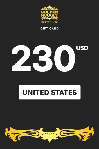Golden Nugget Casino 230 USD Gift Card (United States) - Digital Key