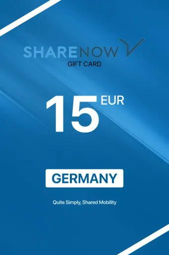 ShareNow 15 EUR Gift Card (Germany) - Digital Key