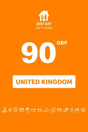 Just Eat 90 GBP Gift Card (United Kingdom) - Digital Key