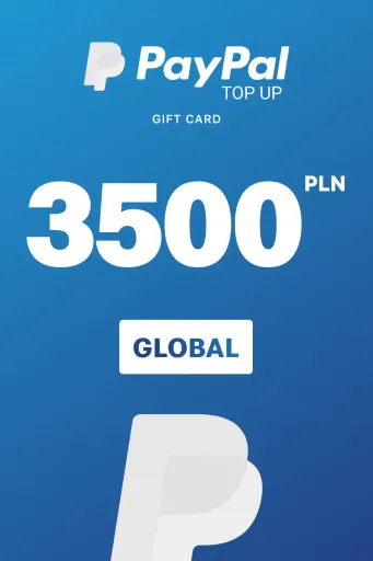 PayPal Instant Top Up 3500 PLN Gift Card (Global) - Digital Key