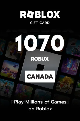 Roblox 1070 Robux (Canada) - Digital Key