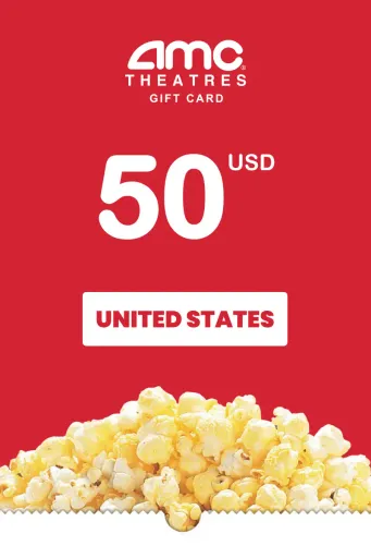 AMC Theatres 50 USD Gift Card (United States) - Digital Key