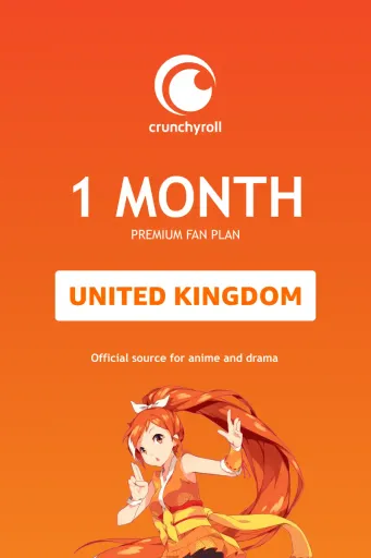 Product Image - Crunchyroll Premium Fan Plan 1 Month Subscription (United Kingdom) - Digital Key