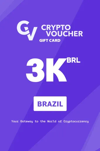 Crypto Voucher 3000 BRL Gift Card (Brazil) - Digital Key