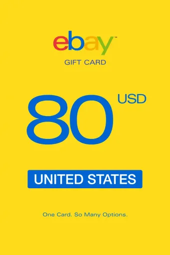 Product Image - eBay 80 USD Gift Card (United States) - Digital Key