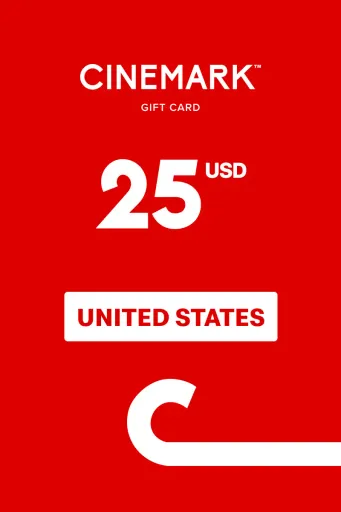 Product Image - Cinemark 25 USD Gift Card (United States) - Digital Key