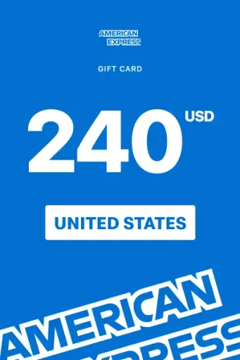 American Express 240 USD Gift Card (United States) - Digital Key