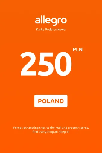 Allegro 250 PLN Gift Card (Poland) - Digital Key