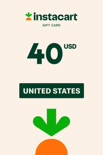 Product Image - Instacart 40 USD Gift Card (United States) - Digital Key