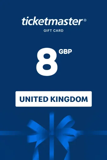 Ticketmaster 8 GBP Gift Card (United Kingdom) - Digital Key