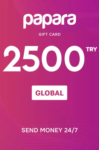 Rewarble Papara Top Up 2500 TRY Gift Card (Global) - Rewarble - Digital Key